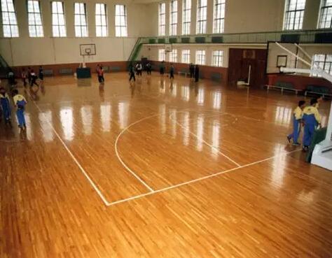 籃球場地鋪設橡膠地板的保養方法